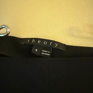 Theory Black Women's Skirt